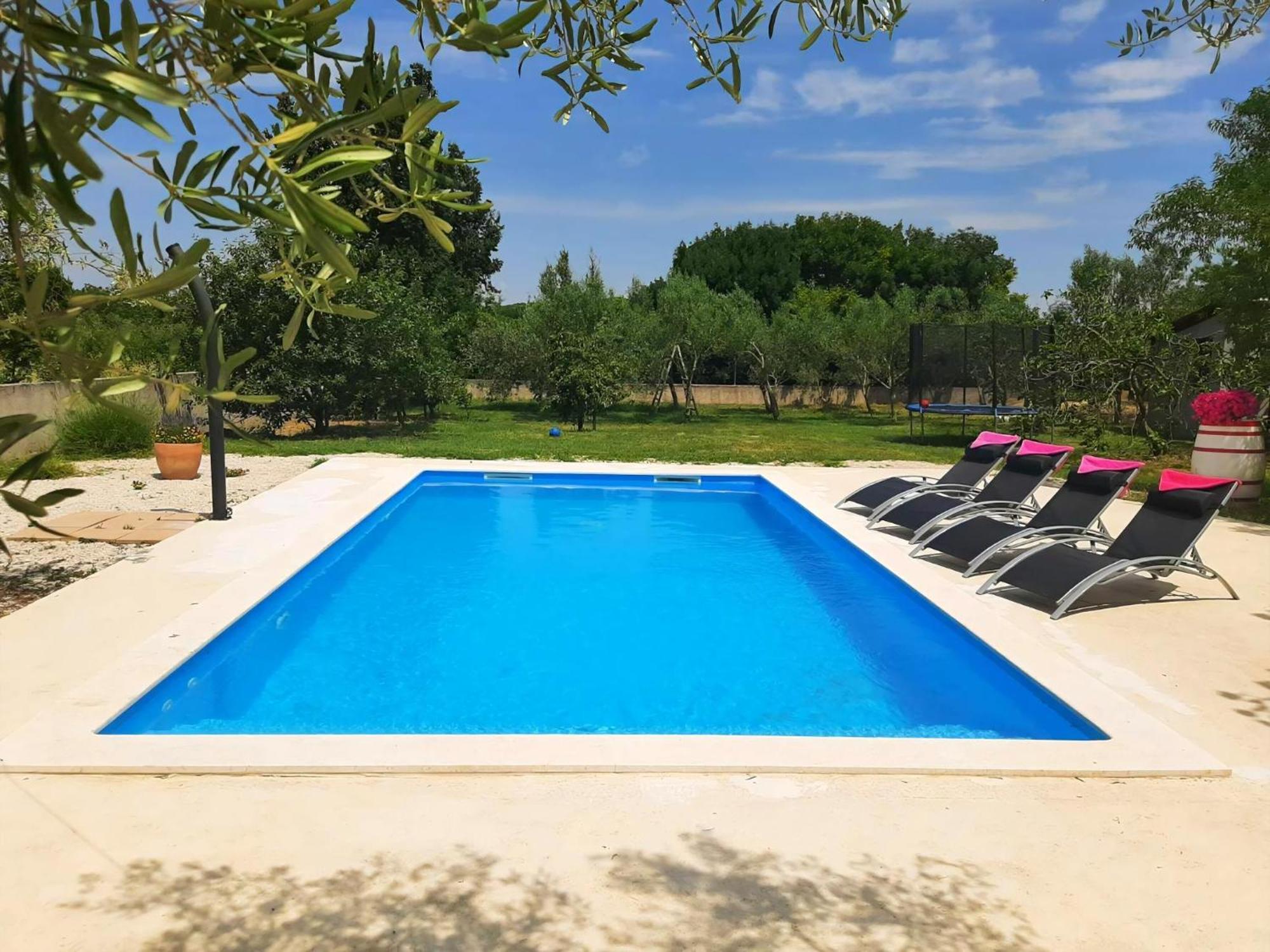 Ferienhaus Aqua Mit Pool Jadreški Exterior foto